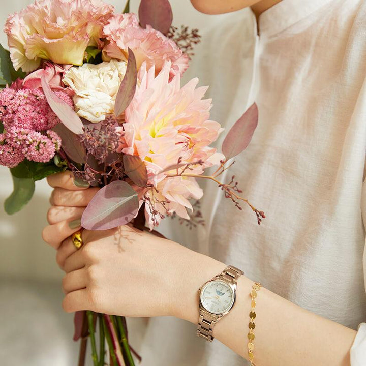 シチズン クロスシー ダイチコレクション サン&ムーン サクラピンク EE1004-57A レディース ソーラー 電波 北川景子さん広告着用モデル