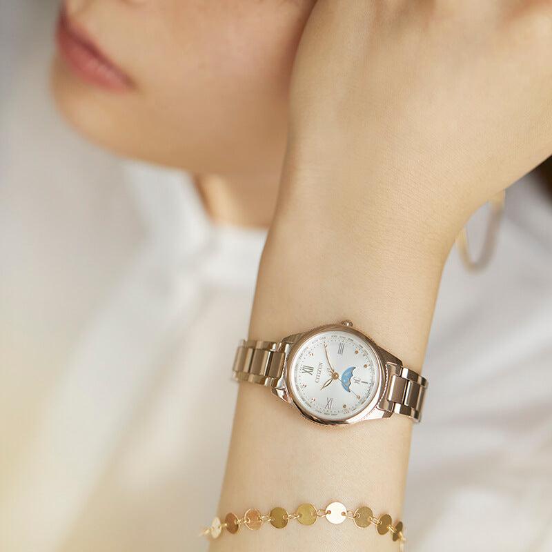 シチズン クロスシー ダイチコレクション サン&ムーン サクラピンク EE1004-57A レディース ソーラー 電波 北川景子さん広告着用モデル