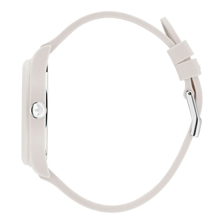 アディダス ストリート プロジェクトワン 日本限定モデル AOSTSP252 メンズ ソーラー 海洋プラスチック ホワイト 樹脂バンド