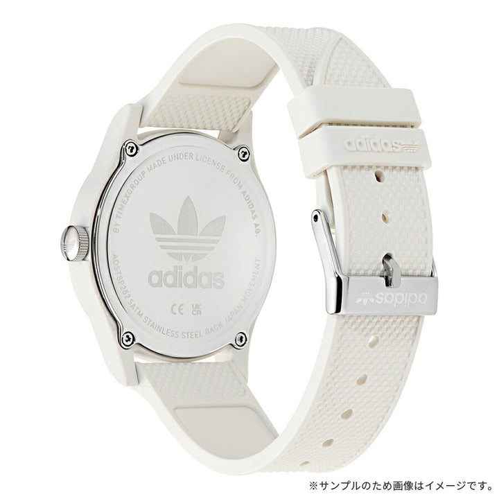 アディダス ストリート プロジェクトワン 日本限定モデル AOSTSP252 メンズ ソーラー 海洋プラスチック ホワイト 樹脂バンド