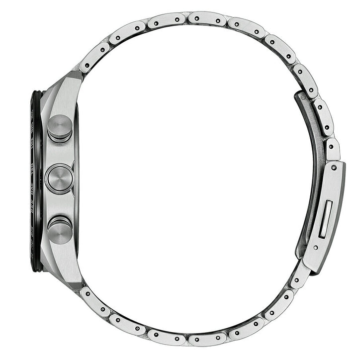シチズン アテッサ ACT Line アクトライン 限定モデル プラチナムシャイン AT8284-61A メンズ ソーラー 電波 クロノグラフ