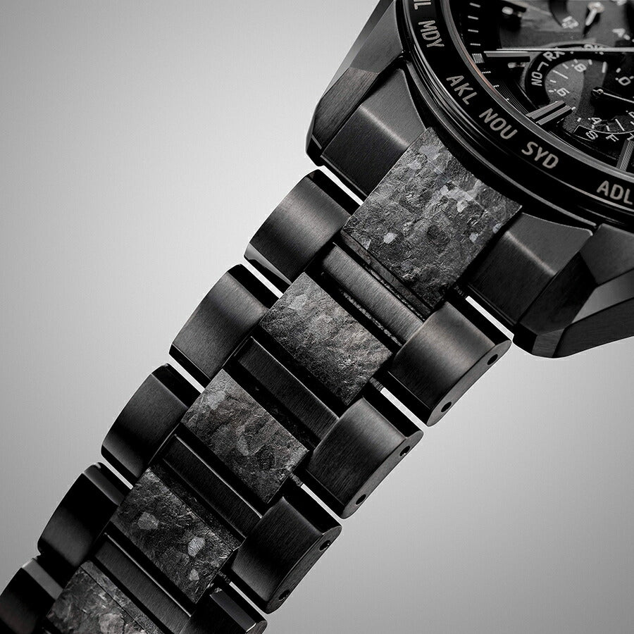 シチズン アテッサ HAKUTO-R コラボレーション 限定モデル ACT Line アクトライン ブラックチタンシリーズ AT8287-62E メンズ 腕時計 ソーラー 電波 クロノグラフ