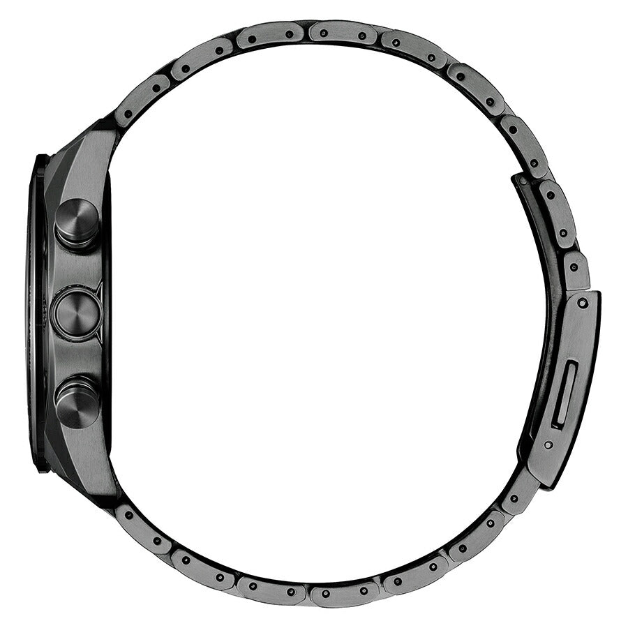 シチズン アテッサ ACT Line アクトライン ブラックチタンシリーズ サファイアベゼル AT8294-59E メンズ ソーラー 電波 クロノグラフ