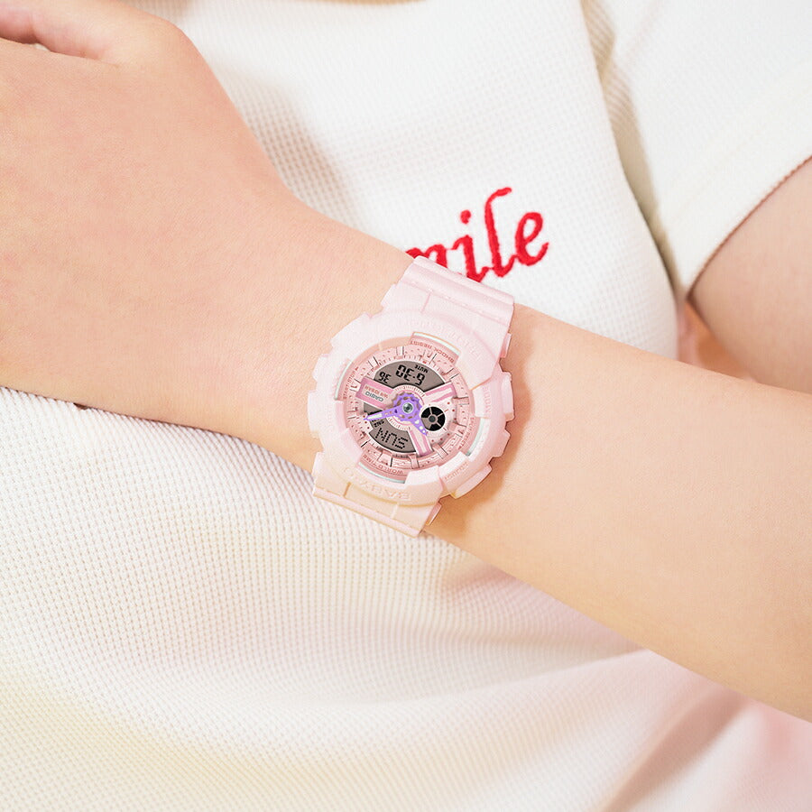 BABY-G ビビッドアクセントハンズ BA-110AH-4AJF レディース 電池式