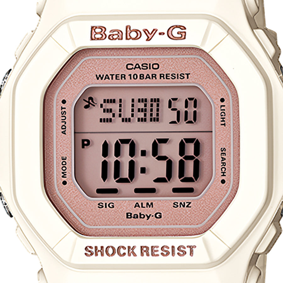 BABY-G ベビージー BG-5606-7BJF カシオ レディース 腕時計 デジタル ホワイト Shell Pink Colors 国内正規品