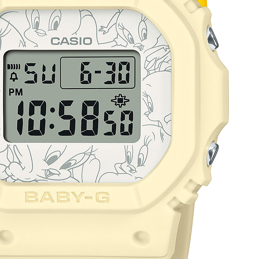 BABY-G TWEETY トゥイーティー コラボレーションモデル BGD-565TW-5JR レディース 腕時計 電池式 デジタル スクエア 国内正規品 カシオ