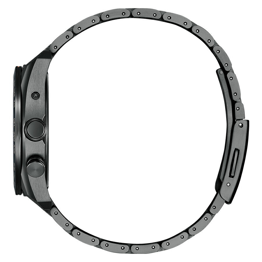 シチズン アテッサ HAKUTO-R コラボレーション 限定モデル ACT Line アクトライン ブラックチタンシリーズ CB0285-63E メンズ 腕時計 ソーラー 電波 3針