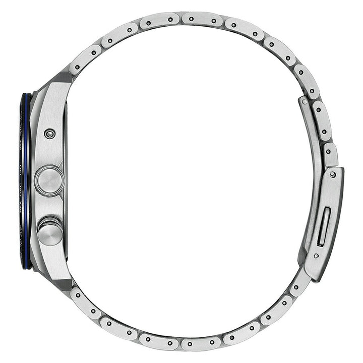 シチズン アテッサ ACT Line UNITE with BLUE 2025 限定モデル 青の時 CB0288-65L メンズ ソーラー 電波  3針 スーパーチタニウム