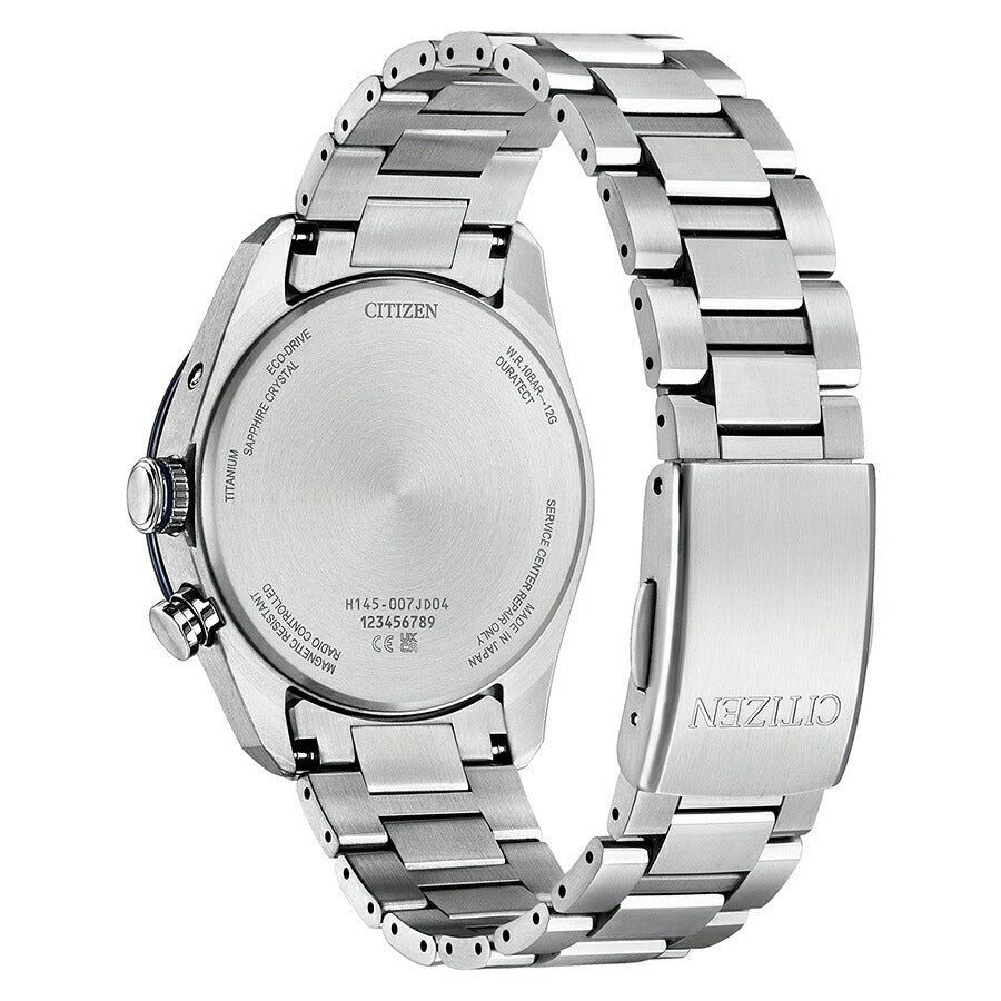 シチズン アテッサ ACT Line UNITE with BLUE 2025 限定モデル 青の時 CB0288-65L メンズ ソーラー 電波  3針 スーパーチタニウム