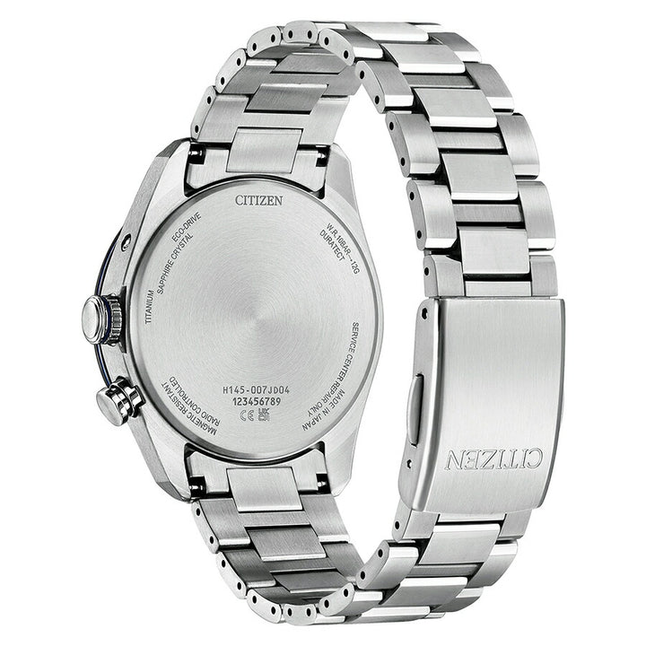 シチズン アテッサ ACT Line UNITE with BLUE 2025 限定モデル 青の時 CB0288-65L メンズ ソーラー 電波  3針 スーパーチタニウム