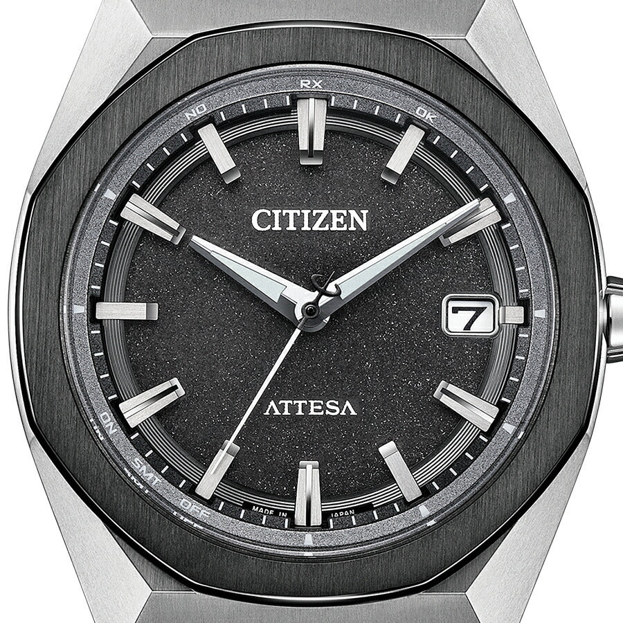 シチズン アテッサ ACT Line アクトライン スペースシップ CB3044-55E メンズ ソーラー 電波  3針 スーパーチタニウム