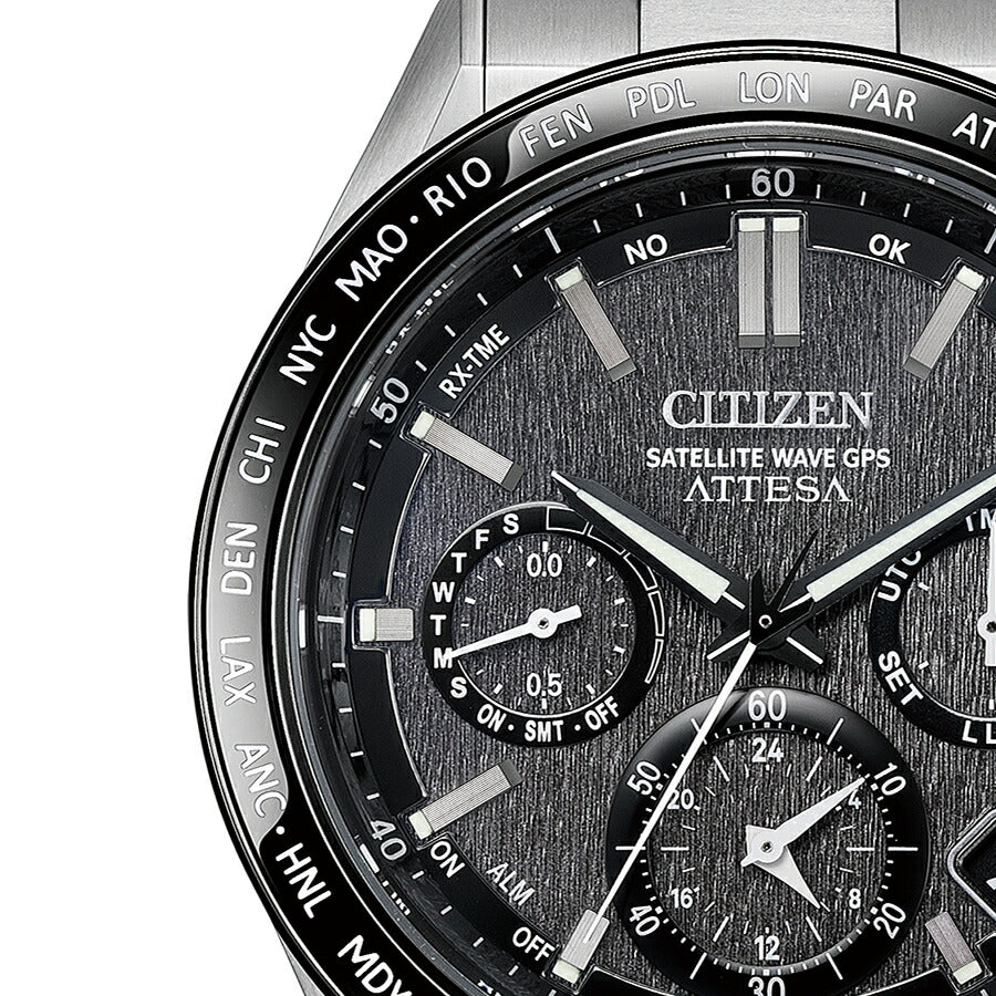 シチズン アテッサ ACT Line アクトライン CC4058-67X メンズ 腕時計 ソーラー GPS衛星電波受信 クロノグラフ サファイアベゼル スーパーチタニウム