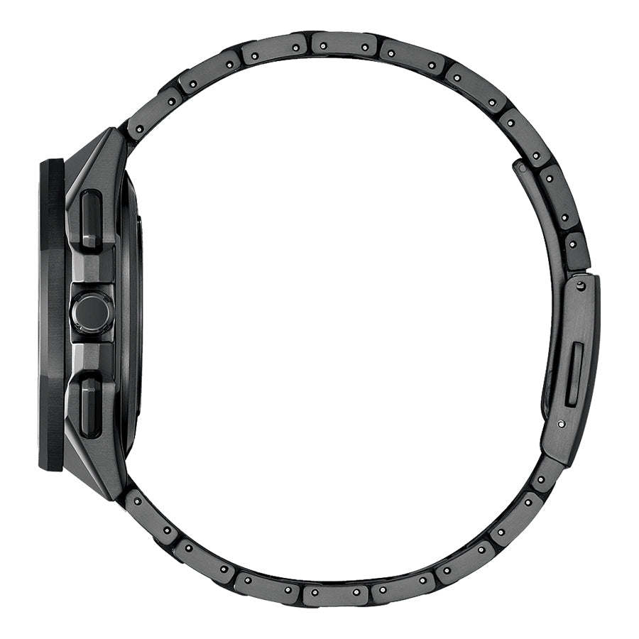 シチズン アテッサ ACT Line アクトライン ブラックチタンシリーズ スペースシップ CC4105-69E メンズ ソーラー GPS衛星電波受信 クロノグラフ スーパーチタニウム