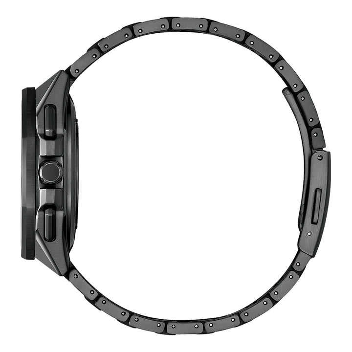 シチズン アテッサ ACT Line アクトライン ブラックチタンシリーズ スペースシップ CC4105-69E メンズ ソーラー GPS衛星電波受信 クロノグラフ スーパーチタニウム