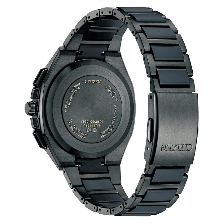 シチズン アテッサ ACT Line Blue Universe Collection 2025 限定モデル CC4106-74E メンズ ソーラー GPS衛星電波受信 クロノグラフ スーパーチタニウム