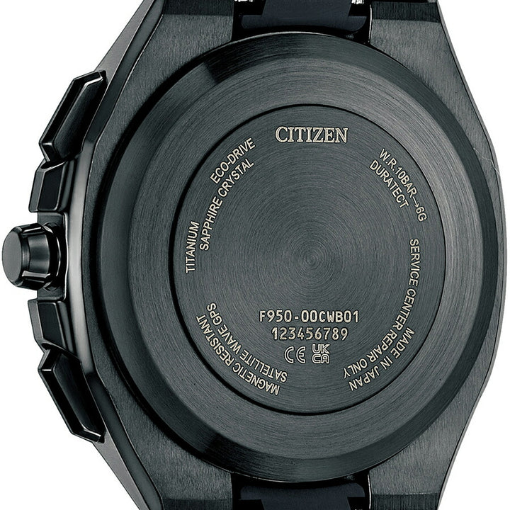 シチズン アテッサ ACT Line Blue Universe Collection 2025 限定モデル CC4106-74E メンズ ソーラー GPS衛星電波受信 クロノグラフ スーパーチタニウム