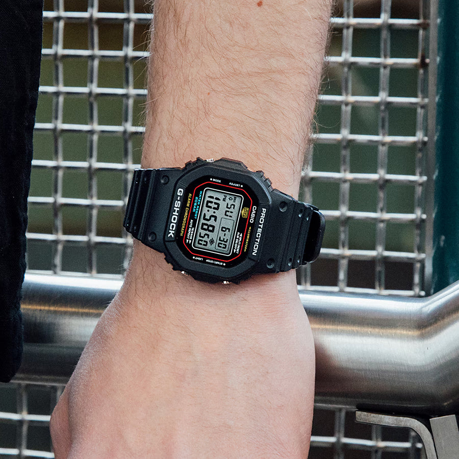 G-SHOCK アイコニックスタイルズ 初代カラーモデル DW-5600RL-1JF メンズ 電池式 デジタル スクエア 樹脂バンド 国内正規品 カシオ