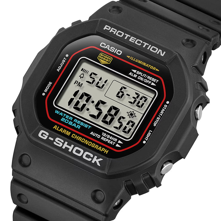 G-SHOCK アイコニックスタイルズ 初代カラーモデル DW-5600RL-1JF メンズ 電池式 デジタル スクエア 樹脂バンド 国内正規品 カシオ