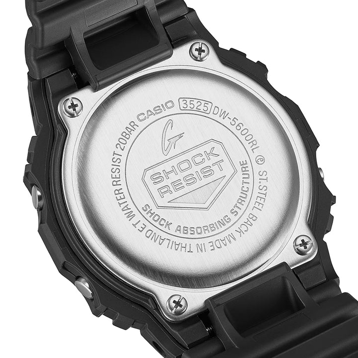 G-SHOCK アイコニックスタイルズ 初代カラーモデル DW-5600RL-1JF メンズ 電池式 デジタル スクエア 樹脂バンド 国内正規品 カシオ