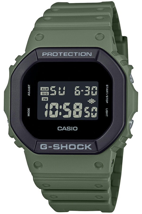 G-SHOCK アーバンユーティリティ DW-5610UU-3JF メンズ 腕時計 電池式 デジタル スクエア 樹脂バンド オリーブグリーン 国内正規品 カシオ