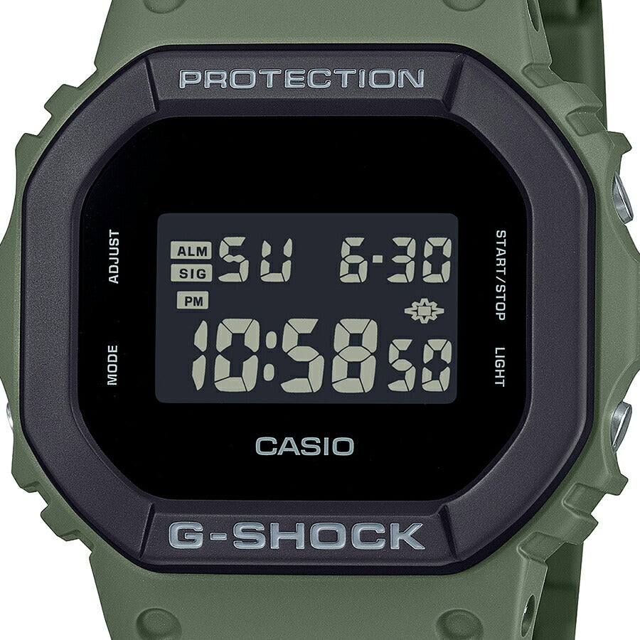 G-SHOCK アーバンユーティリティ DW-5610UU-3JF メンズ 腕時計 電池式 デジタル スクエア 樹脂バンド オリーブグリーン 国内正規品 カシオ