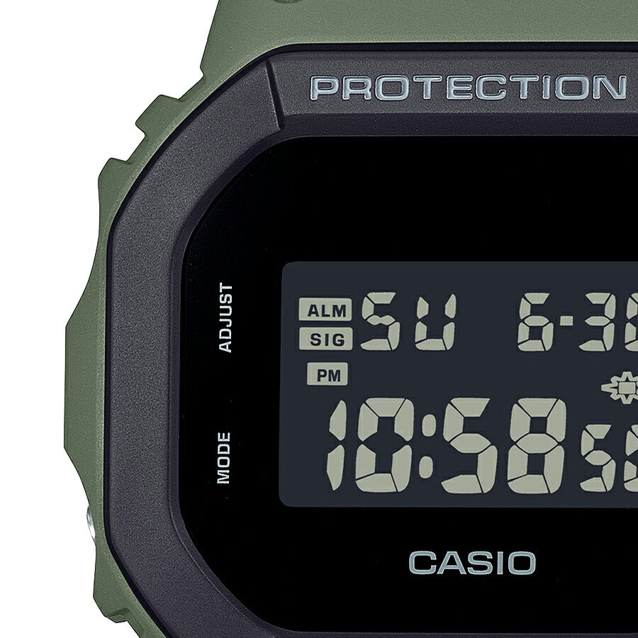 G-SHOCK アーバンユーティリティ DW-5610UU-3JF メンズ 腕時計 電池式 デジタル スクエア 樹脂バンド オリーブグリーン 国内正規品 カシオ