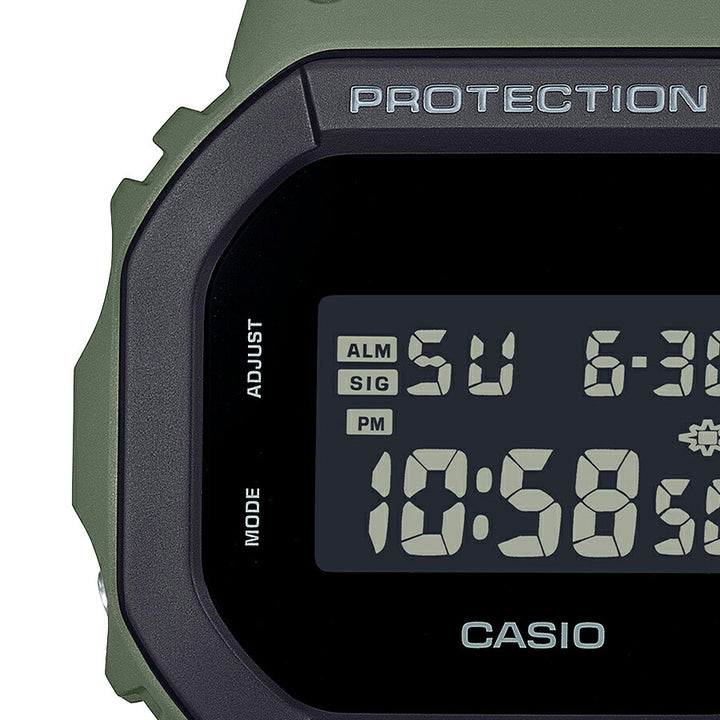 G-SHOCK アーバンユーティリティ DW-5610UU-3JF メンズ 腕時計 電池式 デジタル スクエア 樹脂バンド オリーブグリーン 国内正規品 カシオ