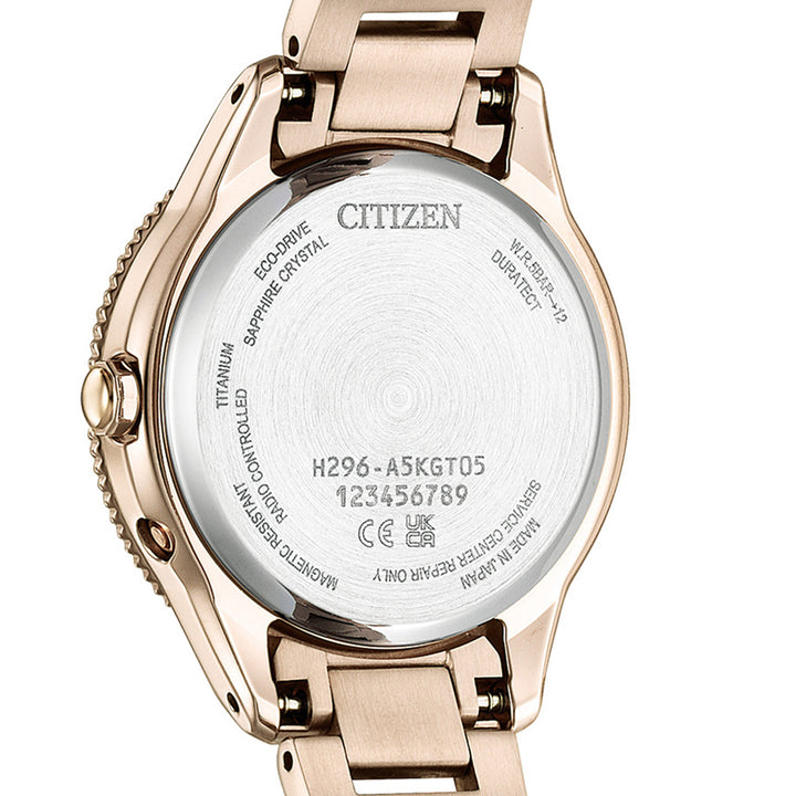 シチズン クロスシー ダイチコレクション 限定モデル トワイライトビーチ EE1004-65N レディース ソーラー 電波 サン&ムーン サクラピンク