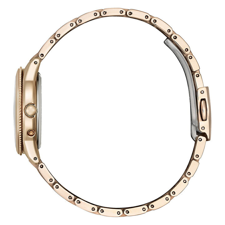 シチズン クロスシー ダイチコレクション ブラウングラデーションダイヤル EE1004-73W レディース ソーラー 電波 サン&ムーン サクラピンク