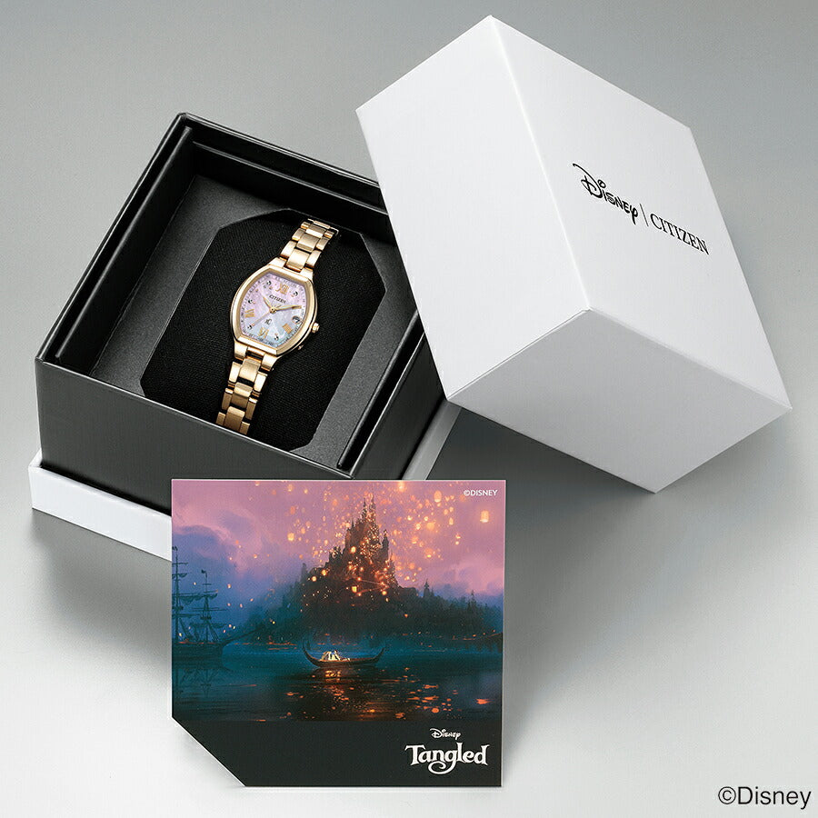 シチズン クロスシー ディズニーコレクション 『塔の上のラプンツェル』 ES9363-50N レディース トノー ソーラー 電波