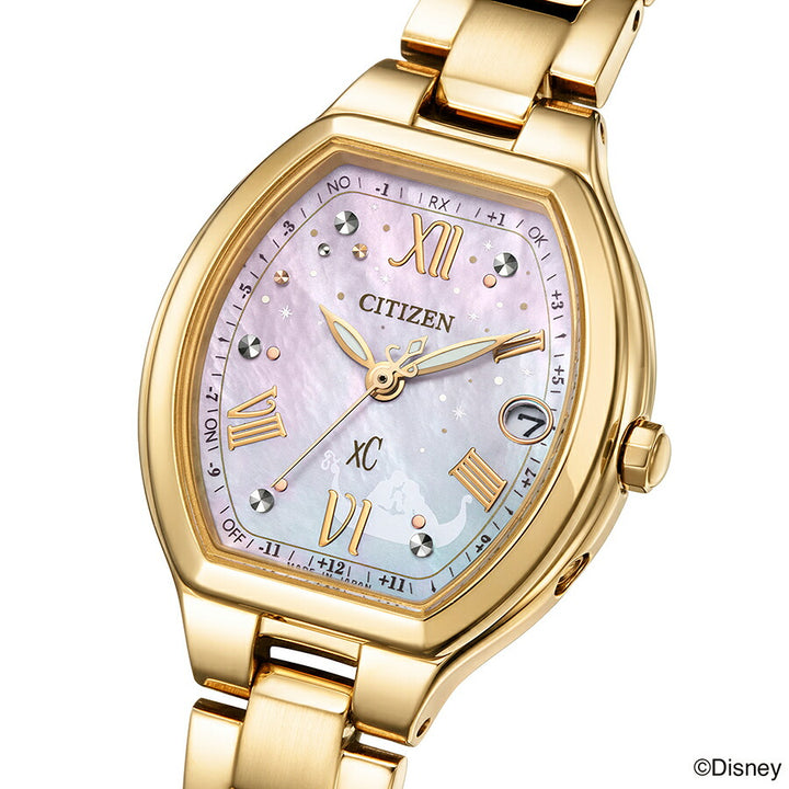 シチズン クロスシー ディズニーコレクション 『塔の上のラプンツェル』 ES9363-50N レディース トノー ソーラー 電波