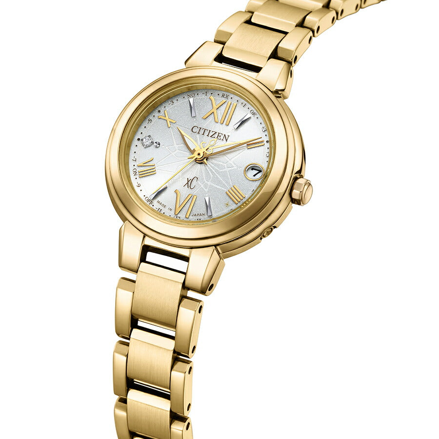 シチズン クロスシー ベーシックコレクション ミニソル 限定モデル ES9433-56A レディース ソーラー 電波 アンバーイエロー