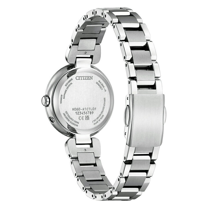 シチズン クロスシー mizu collection ミズコレクション アラビア数字インデックスモデル ES9460-88W レディース ソーラー 電波 ピンクベージュダイヤル