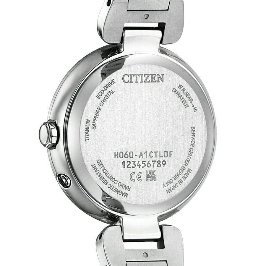 シチズン クロスシー mizu collection ミズコレクション アラビア数字インデックスモデル ES9460-88W レディース ソーラー 電波 ピンクベージュダイヤル