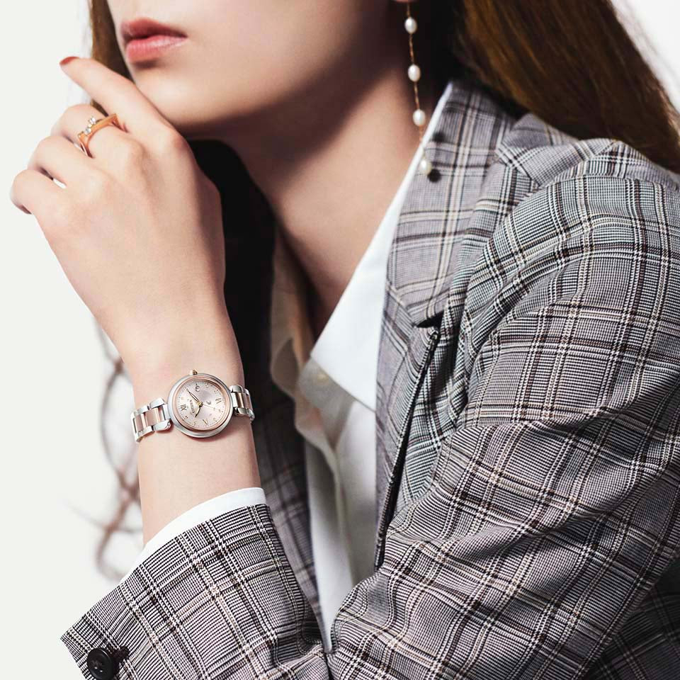 シチズン xC クロスシー mizu collection ミズコレクション サクラピンク ES9465-50W レディース 腕時計 ソーラー 電波 北川景子さん広告着用モデル