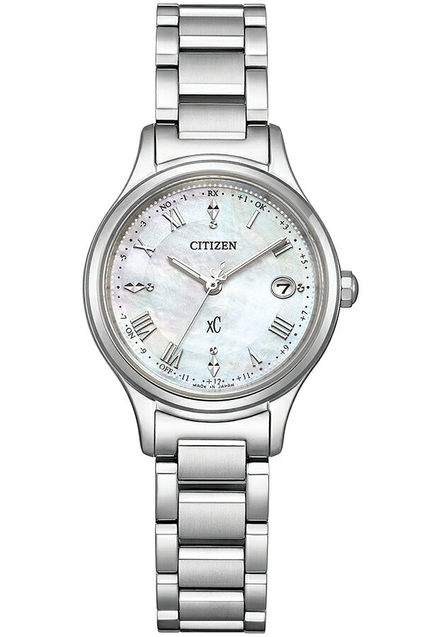 シチズン xC クロスシー ヒカリコレクション 白蝶貝ダイヤル ES9490-52D レディース ソーラー 電波 シルバー