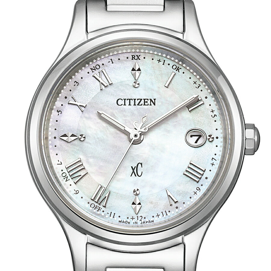 シチズン xC クロスシー ヒカリコレクション 白蝶貝ダイヤル ES9490-52D レディース ソーラー 電波 シルバー
