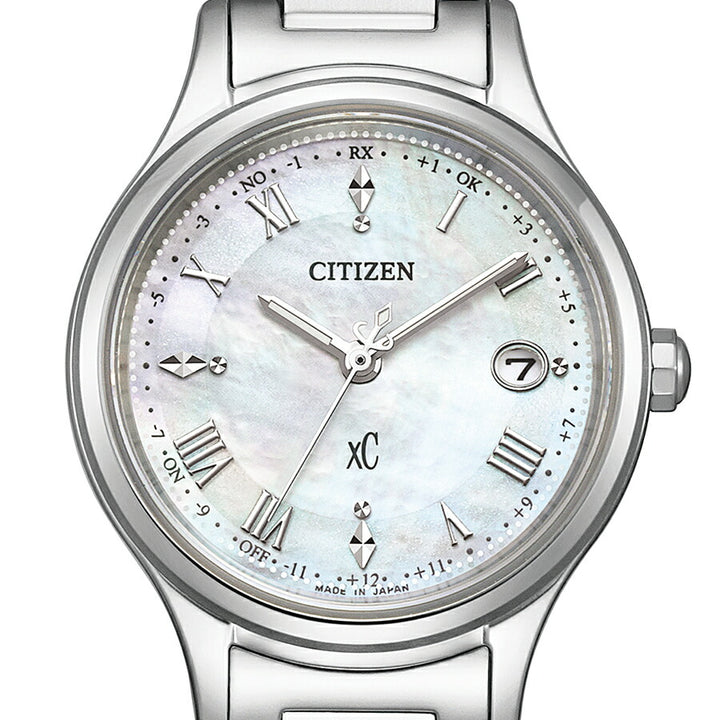 シチズン xC クロスシー ヒカリコレクション 白蝶貝ダイヤル ES9490-52D レディース ソーラー 電波 シルバー