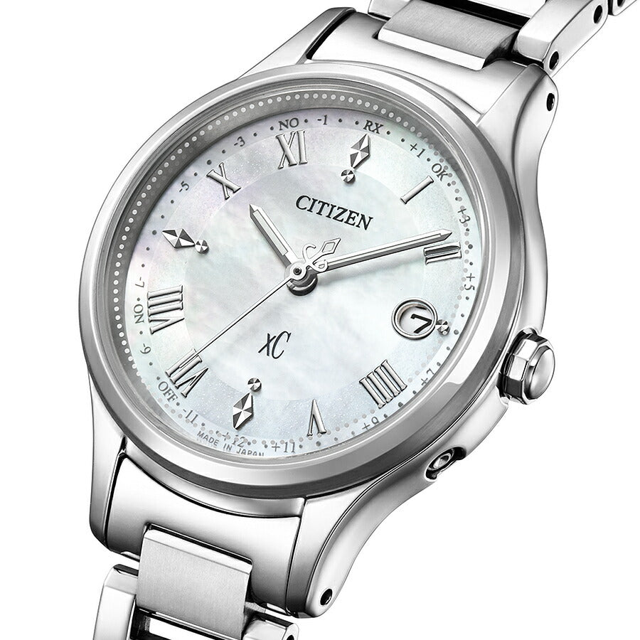 シチズン xC クロスシー ヒカリコレクション 白蝶貝ダイヤル ES9490-52D レディース ソーラー 電波 シルバー