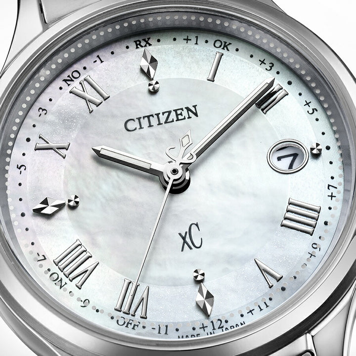 シチズン xC クロスシー ヒカリコレクション 白蝶貝ダイヤル ES9490-52D レディース ソーラー 電波 シルバー