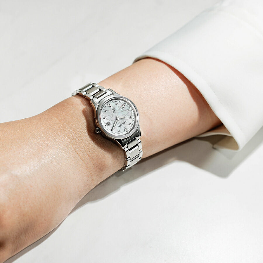 シチズン xC ヒカリコレクション 2024 サマー 限定モデル ES9490-87D レディース 腕時計 ソーラー 電波 3針 チタン