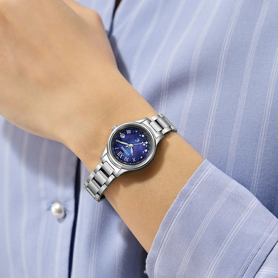 シチズン クロスシー ヒカリコレクション UNITE with BLUE 2025 限定モデル 青の時 ES9490-95L レディース ソーラー 電波