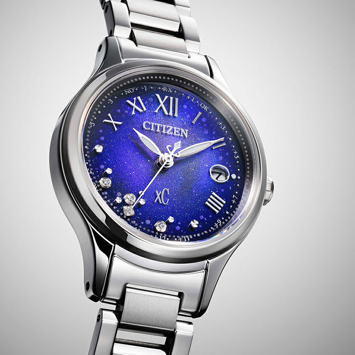 シチズン クロスシー ヒカリコレクション UNITE with BLUE 2025 限定モデル 青の時 ES9490-95L レディース ソーラー 電波