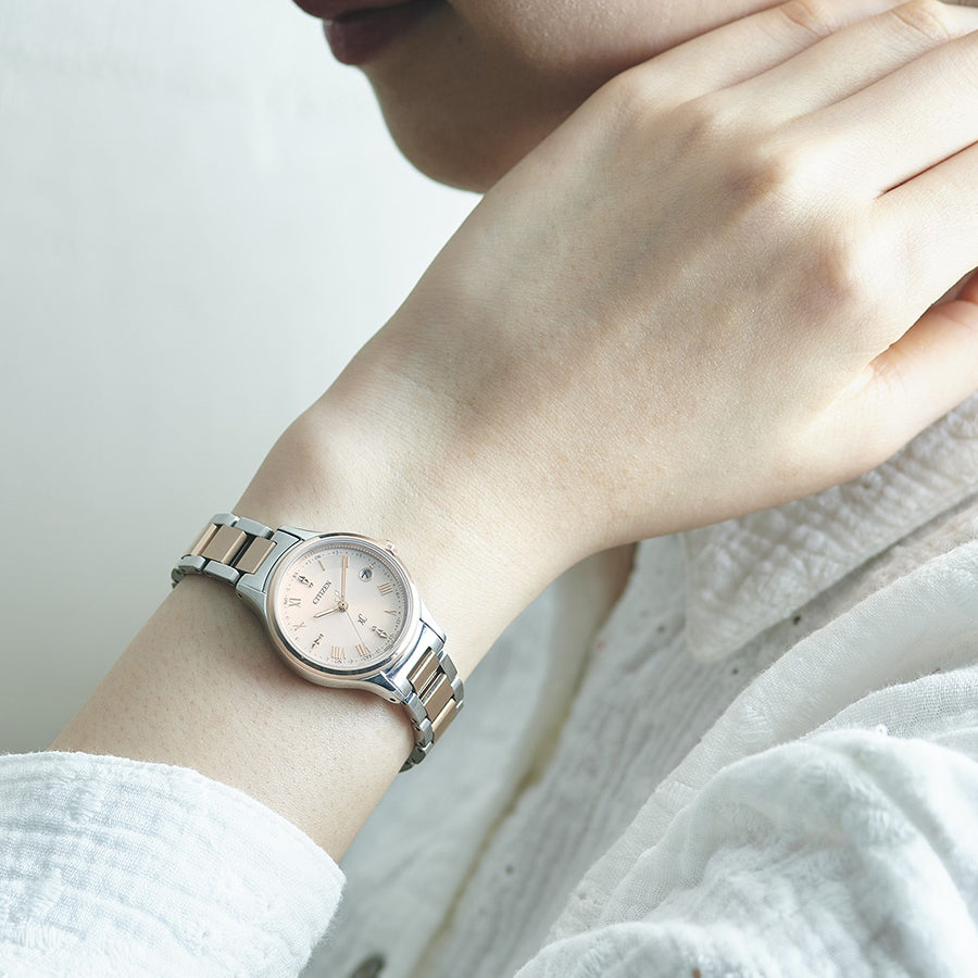 シチズン xC クロスシー hikari collection ヒカリコレクション ES9496-64W レディース ソーラー 電波 サクラ