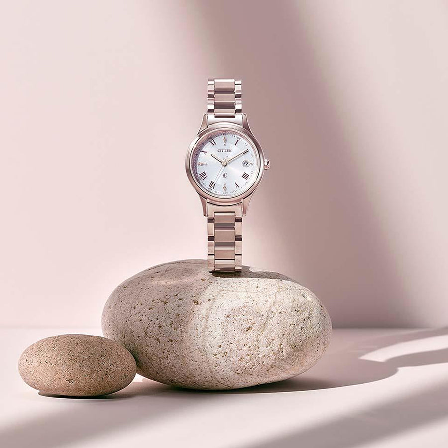 シチズン xC クロスシー hikari collection ヒカリコレクション ES9497-96A レディース 腕時計 ソーラー 電波 サクラピンク