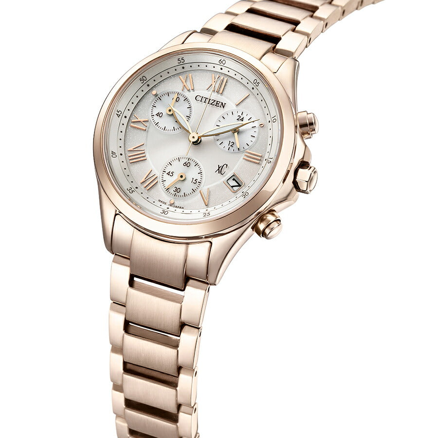 シチズン クロスシー ベーシックコレクション FB1405-58A レディース ソーラー クロノグラフ サクラカラー 日本製