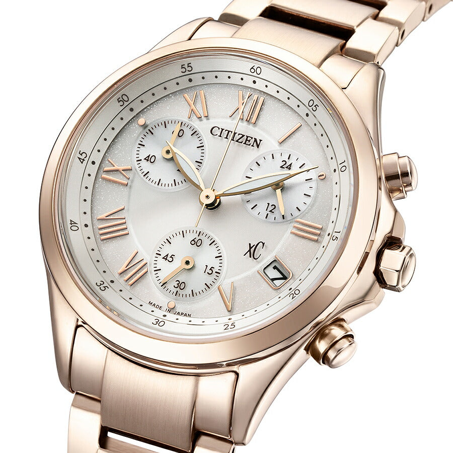 シチズン クロスシー ベーシックコレクション FB1405-58A レディース ソーラー クロノグラフ サクラカラー 日本製