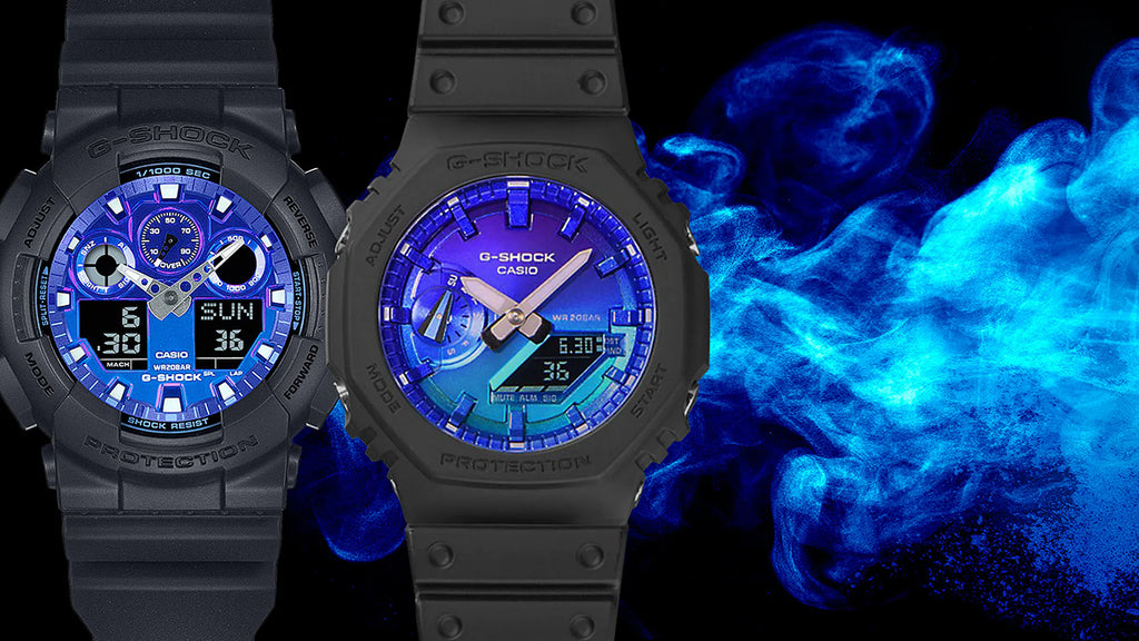 G-SHOCK フレイムインサイド フレイムブルー GA-100FL-1AJF メンズ 腕時計 電池式 ビッグケース アナデジ 樹脂バンド 反転液晶 国内正規品 カシオ