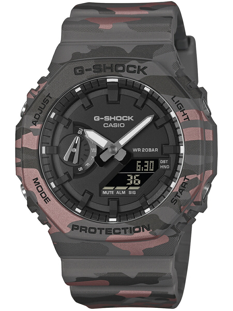 2月6日発売/予約》G-SHOCK カモフラージュ GA-2100CM-8AJF メンズ 電池