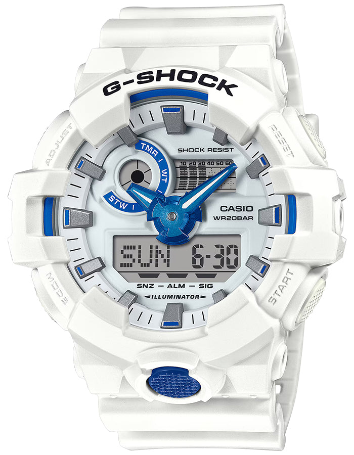 G-SHOCK HIDDEN GLOW 夏の海 夜光虫 ブルー 蓄光フェイス GA